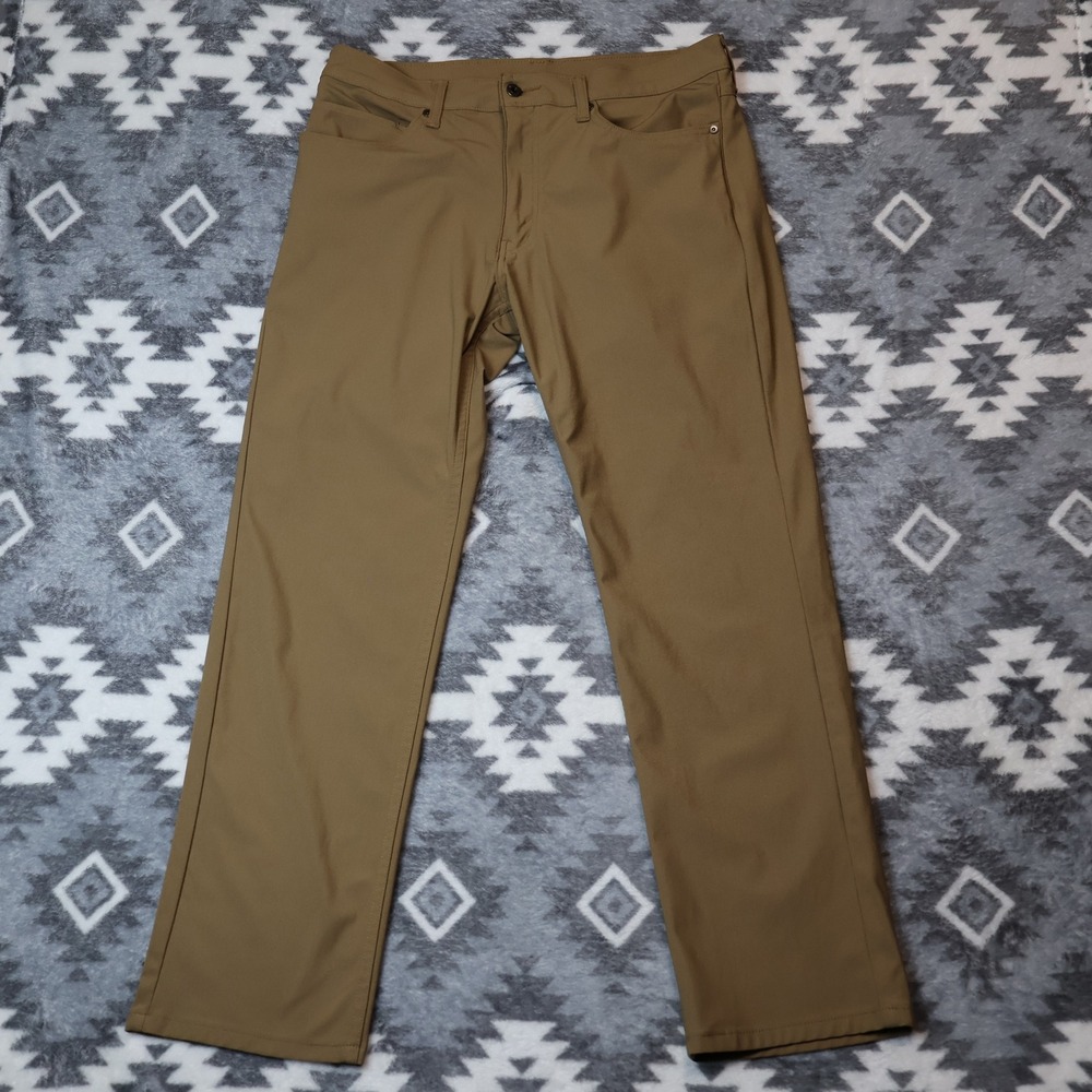 Levi Strauss 511 Slim Fit Pants Mens 34x30 Brown Engineered for Movement Stretch